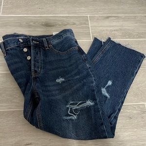 Old Navy slouchy straight jeans
